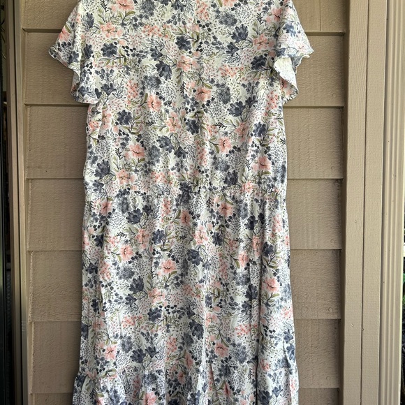 Angels forever young dress lightweight summer feel cap.sleeves drawstring waist. - Picture 5 of 5